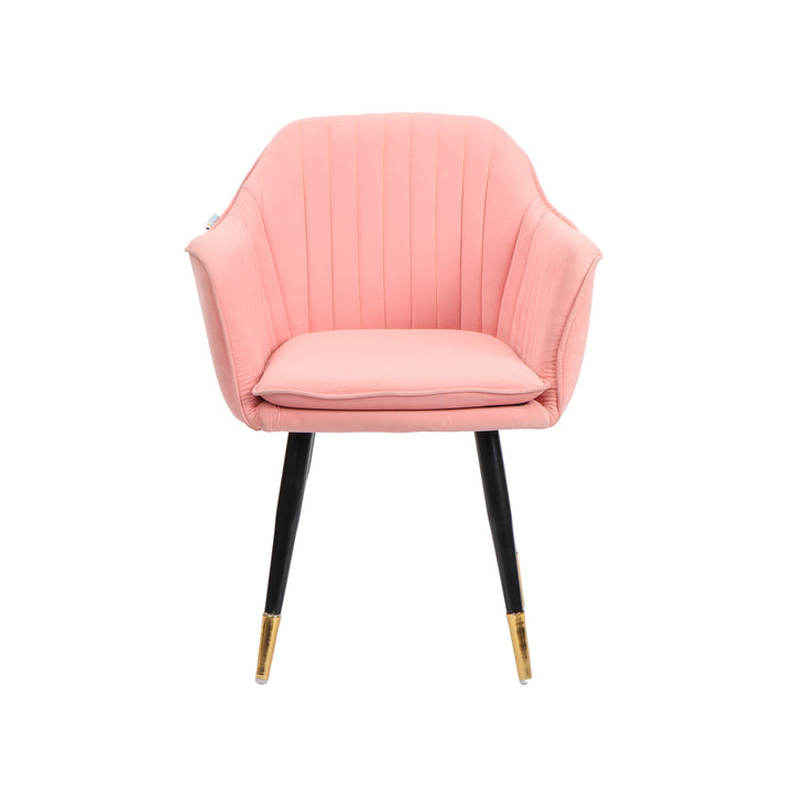 LOTUS-SOFT PINK Modern/Unique Bedroom Accent Chair