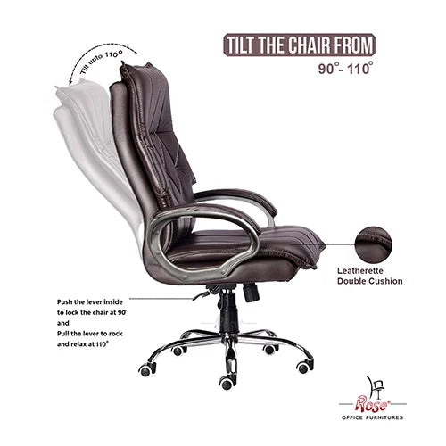 Harmony Executive High Back Chair (Brown)
