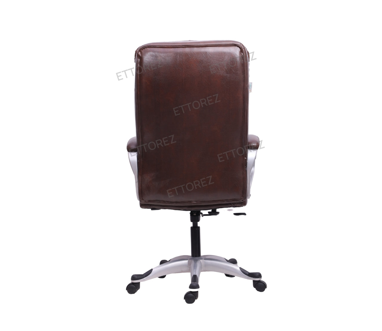 Ettorez JAVA Brown High Back Leatherette Office Chair trending