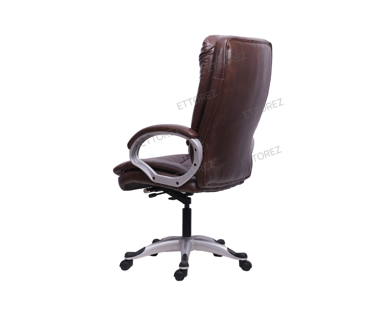 Ettorez JAVA Brown High Back Leatherette Office Chair trending