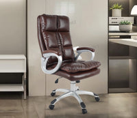Thumbnail for Ettorez JAVA Brown High Back Leatherette Office Chair trending