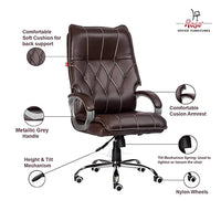 Thumbnail for Harmony Executive High Back Chair (Brown)