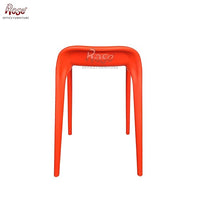 Thumbnail for Mars Cafe Plastic Stool | Cafe Restaurant Chair  (Red)
