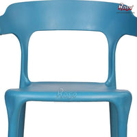 Thumbnail for Vision Cafe Plastic Chairs | Restaurant Chair with Backrest (Blue)