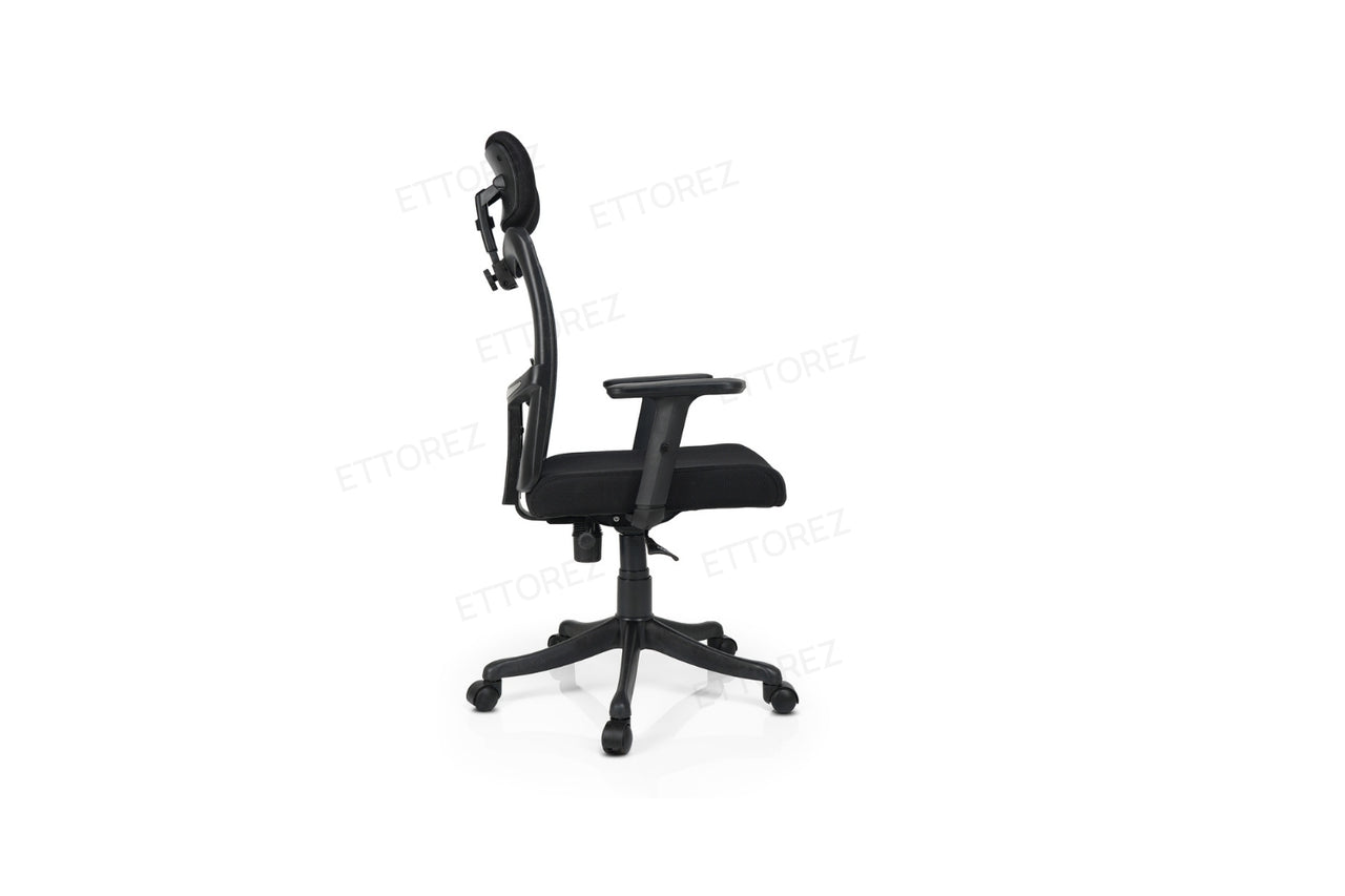 Ettorez Century  High Back Mesh Office Chair with Headrest