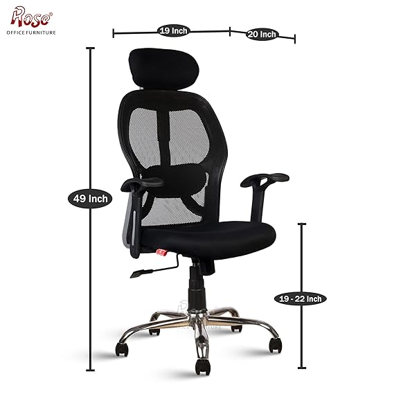 Platinum Mesh Office Chair (High Back)