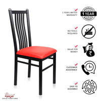 Thumbnail for Apollo Dinning Chairs for Kitchen & Dining Room (Red)
