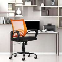 Thumbnail for Mesh Mid-Back Ergonomic Office Chair (Ruby) (Orange & Black).