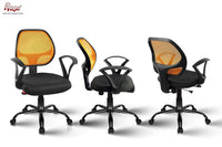 Thumbnail for Hippo Mid-Back Ergonomic Office Chair (Orange)