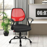 Thumbnail for Hippo Mid-Back Ergonomic Office Chair (Red)