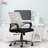 Thumbnail for Mesh Mid-Back Ergonomic Office Chair (Elite) (Grey and Black)