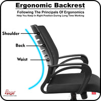 Thumbnail for Mesh Mid-Back Ergonomic Office Chair (Elite)