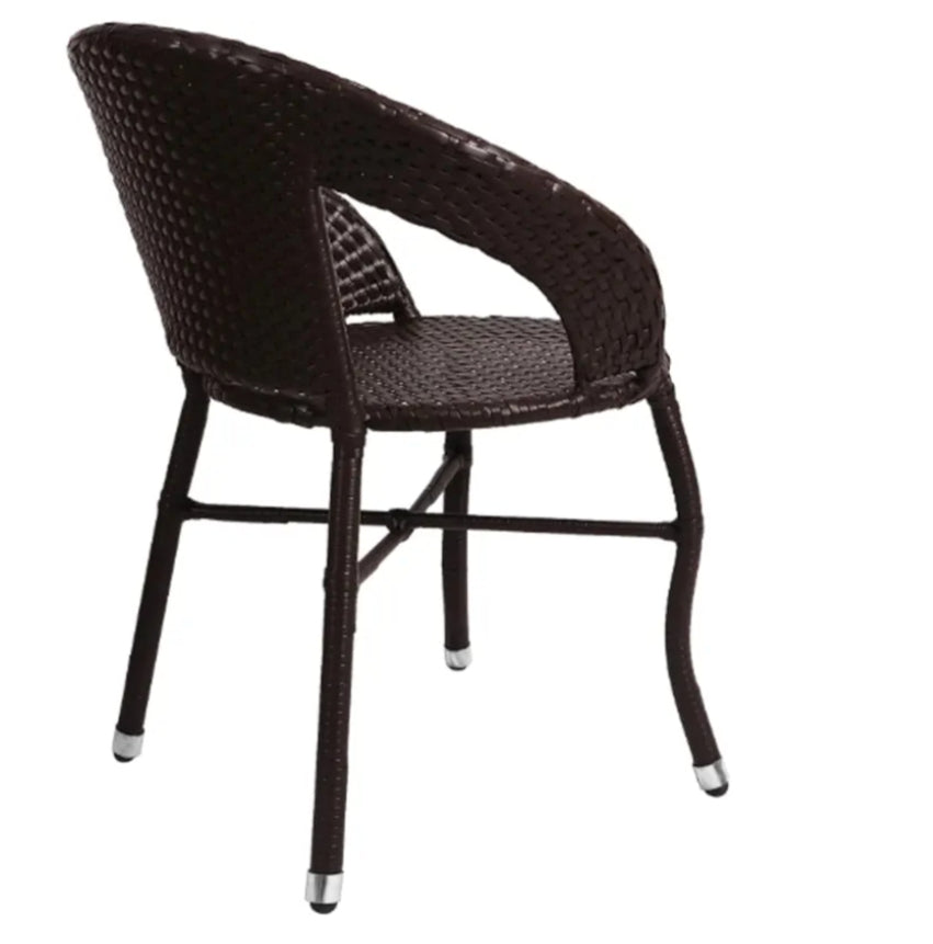 Garden Balcony Chair Set D-12 Black Color
