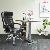 Thumbnail for Kelly Leatherette Executive High Back Revolving Office Chair (Black)