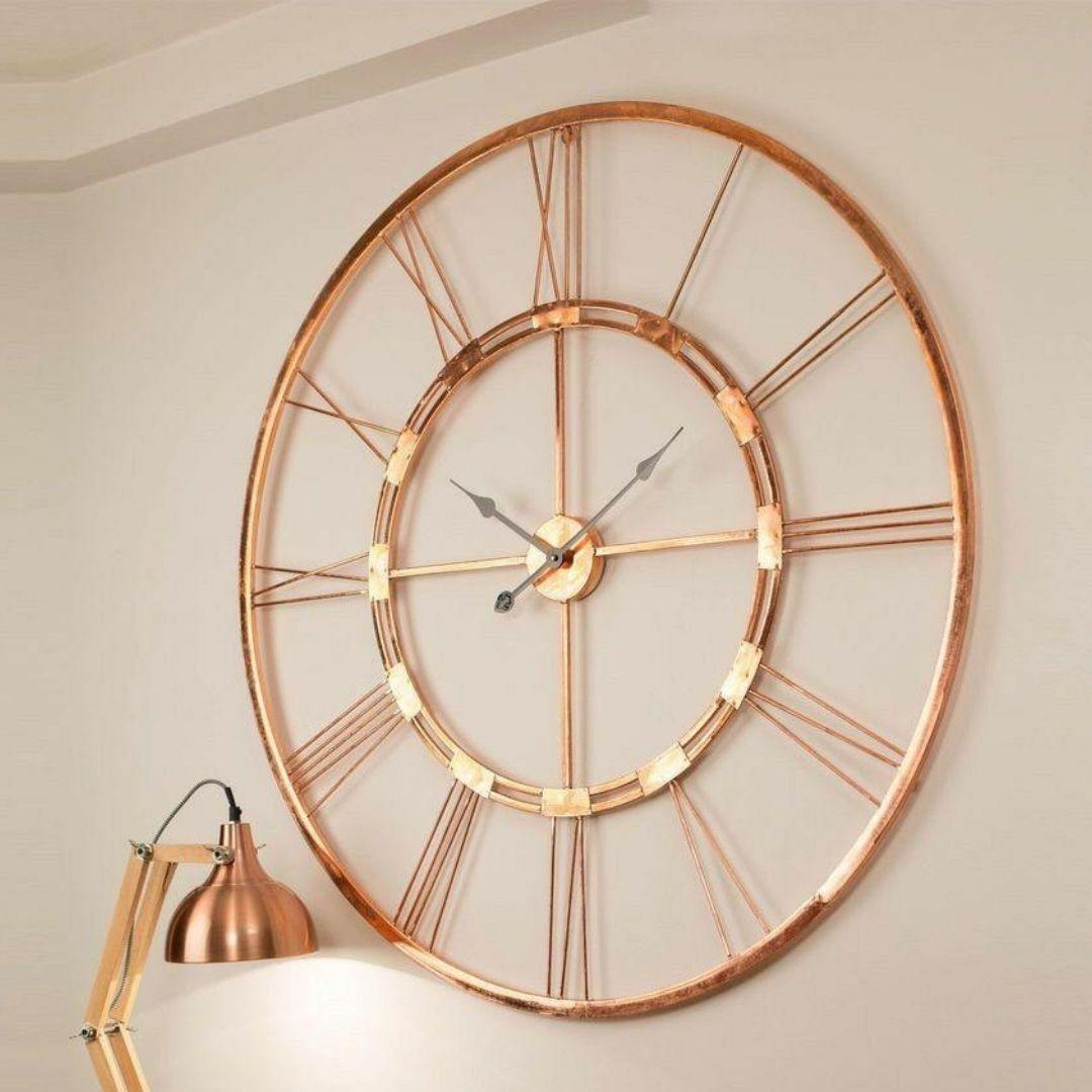 Luxury metal wall clock - ComfyFusion