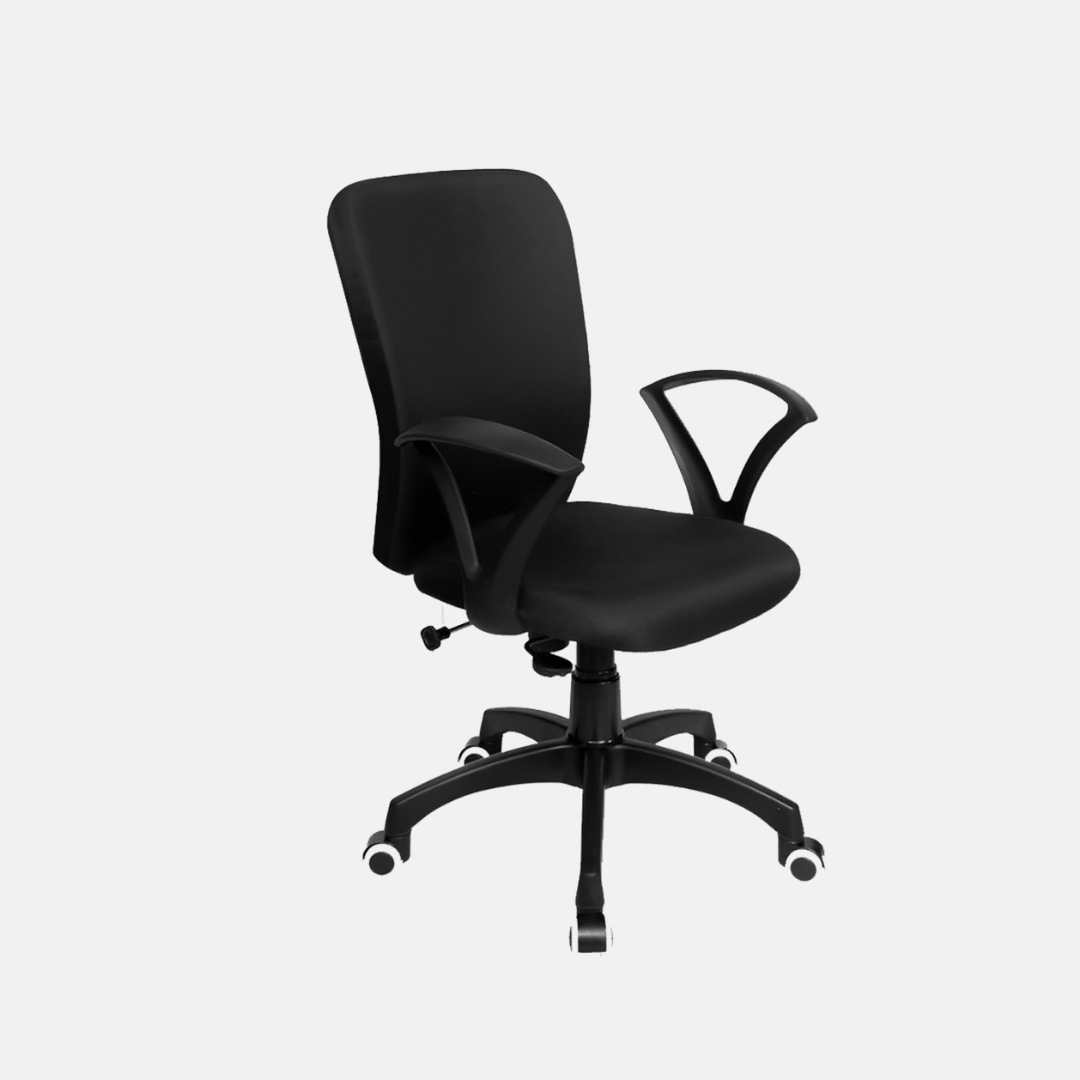 Zebra Office/Study/Revolving Computer Chair (Black) - ComfyFusion