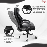 Thumbnail for Eye Executive High Back Office Chair (Black)