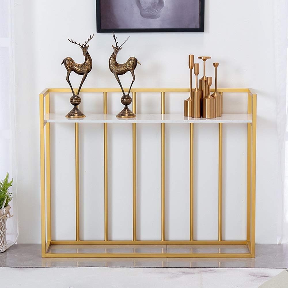 Wiricall Entryway metal Console Table. - ComfyFusion