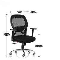 Thumbnail for Platinum Mesh Office Chair (Black, Mid Back)