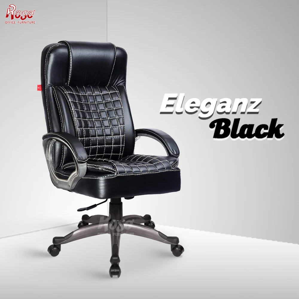 Eleganz Leatherette Executive High Back Revolving Office Chair