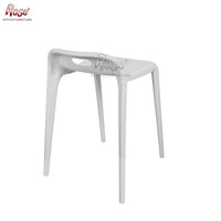 Thumbnail for Mars Cafe Plastic Stool | Cafe Restaurant Chair (Grey)