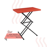 Thumbnail for Multi-Purpose Laptop Table | DIY Table (Red, Height Adjustable)