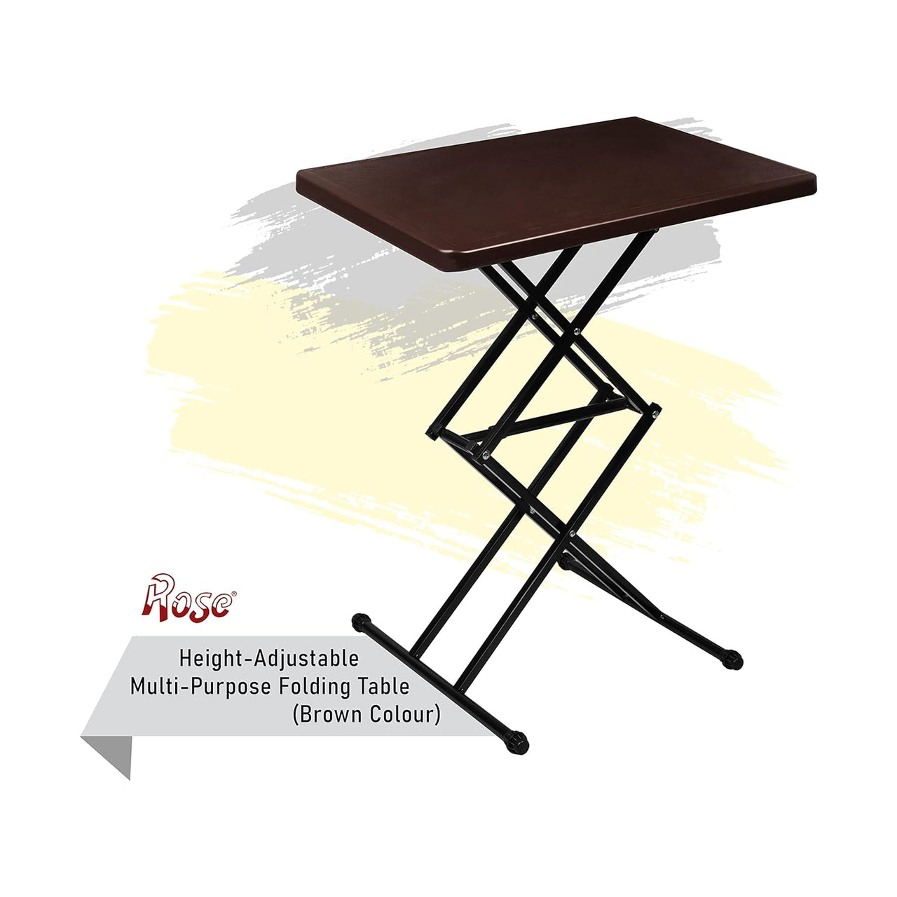 Multi-Purpose Laptop Table | DIY Table (Brown, Height Adjustable)