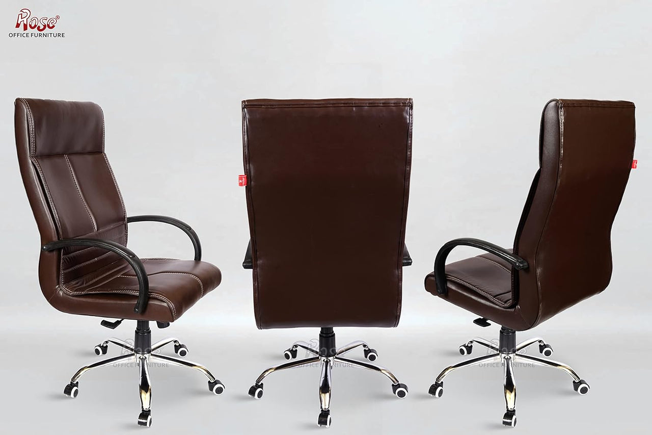 Zeta Executive High Back Chair (Brown)