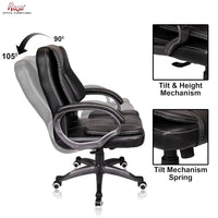 Thumbnail for SpaceX I Leatherette Executive Mid Back Revolving Office Chair (Black)