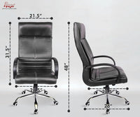 Thumbnail for Zeta Executive High Back Chair (Black)