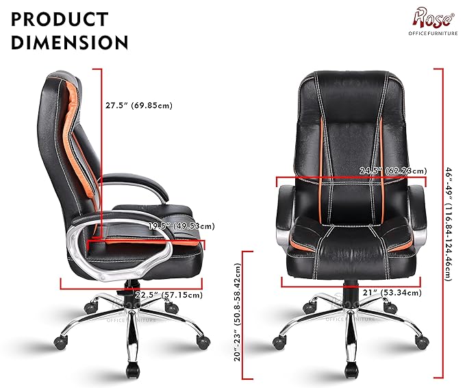 Designer Chairs Modern Ergonomic Office Chair (Nylon , Multicolor)
