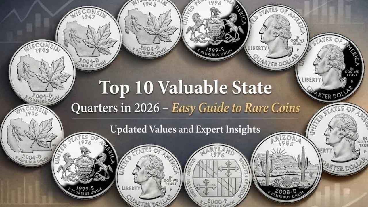 Top 10 Valuable State Quarters in 2026 – Easy Guide to Rare Coins
